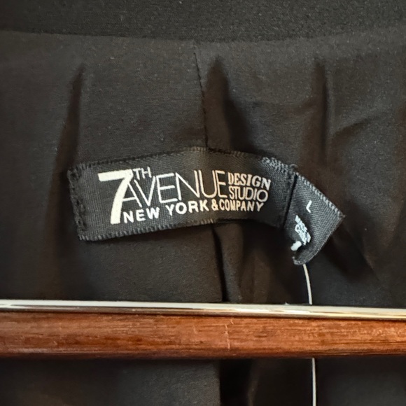 7th Avenue Black Madie Blazer NWT L - Picture 2 of 15